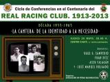 Ciclo de Conferencias en el Centenario Popular del Real Racing Club (V). Década 1953-1963: ”LA CANTERA – DE LA IDENTIDAD A LA NECESIDAD”